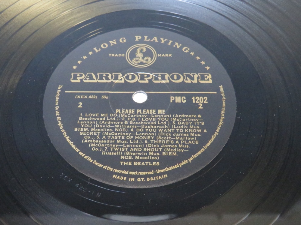 THE BEATLES PLEASE PLEASE ME MONO GOLD PARLAPHONE PMC1202 - Image 4 of 8