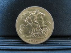GEORGE V 1914 HALF SOVEREIGN