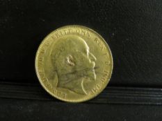 EDWARD VII 1908 SOVEREIGN
