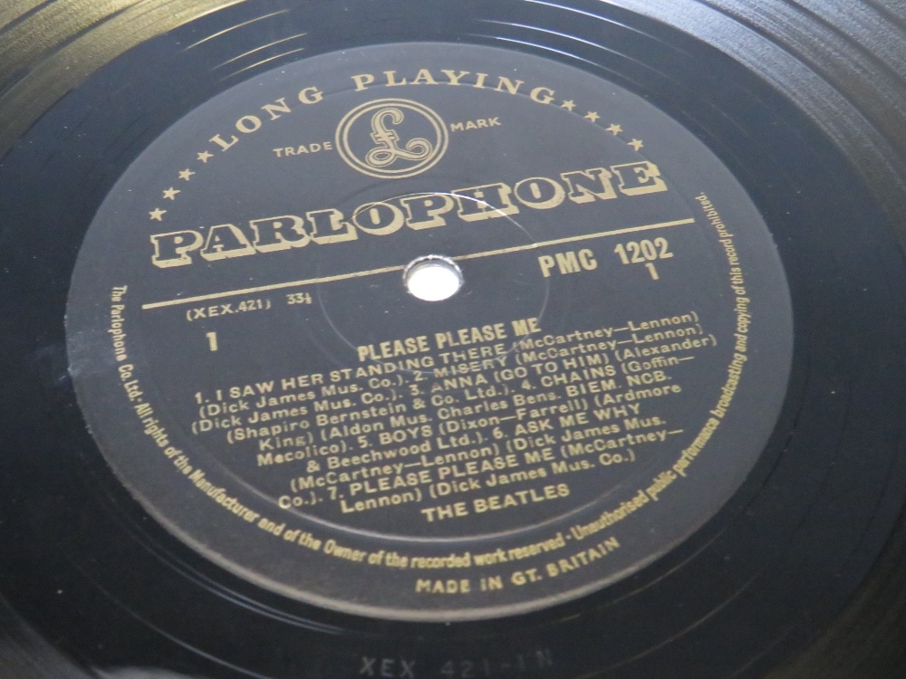 THE BEATLES PLEASE PLEASE ME MONO GOLD PARLAPHONE PMC1202 - Image 7 of 8