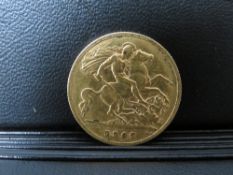 EDWARD VII 1907 HALF SOVEREIGN