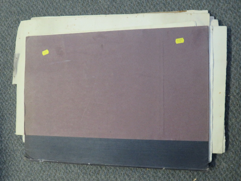 BREWER. A folder of artworks from the Brewer family, mainly watercolours, various subjects, one - Image 9 of 9