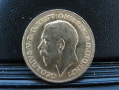 GEORGE V 1914 HALF SOVEREIGN