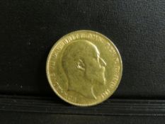 EDWARD VII 1909 SOVEREIGN