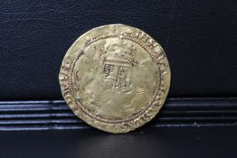 EDWARD VI (1547-1553). AV half sovereign MM Marlet, posthumous issue in the name of Henry VIII, S.
