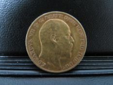 EDWARD VII 1906 HALF SOVEREIGN