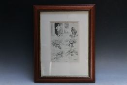 GEORGE DENHOLM ARMOUR (1864-1949). Scottish school, set of five illustrations on one page from '