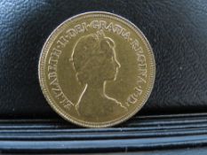 QUEEN ELIZABETH II 1982 HALF SOVEREIGN