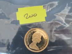 QUEEN ELIZABETH II 1980 HALF SOVEREIGN
