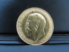 GEORGE V 1913 HALF SOVEREIGN