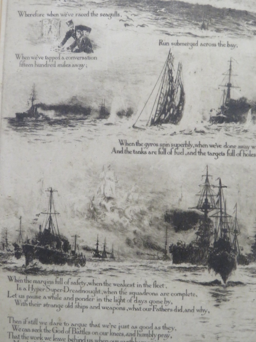 WILLIAM LIONEL WYLLIE (1857-1931). Scenes from The War Poem 'Our Fathers', plates one, three and - Image 4 of 5