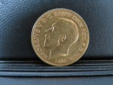 GEORGE V 1911 HALF SOVEREIGN