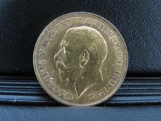 GEORGE V 1912 HALF SOVEREIGN