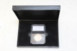 A CASED 1992/93 EU PRESIDENCY 50P COIN