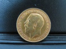 GEORGE V 1913 HALF SOVEREIGN