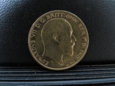EDWARD VII 1907 HALF SOVEREIGN