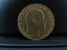 EDWARD VII 1907 HALF SOVEREIGN