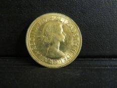 QUEEN ELIZABETH II 1966 SOVEREIGN