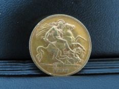 GEORGE V 1912 HALF SOVEREIGN