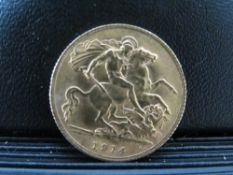 GEORGE V 1914 HALF SOVEREIGN