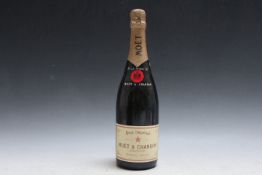 1 BOTTLE OF MOET & CHANDON CHAMPAGNECondition Report:previous storage conditions unknown
