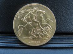 GEORGE V 1913 HALF SOVEREIGN