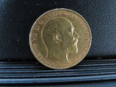 EDWARD VII 1903 HALF SOVEREIGN