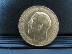 GEORGE V 1914 HALF SOVEREIGN