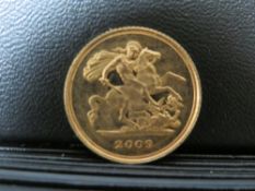 QUEEN ELIZABETH II 2009 HALF SOVEREIGN