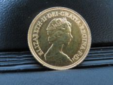 QUEEN ELIZABETH II 1982 HALF SOVEREIGN