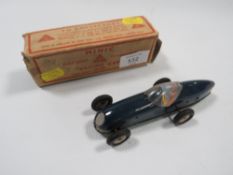 A VINTAGE BOXED MINIC TINPLATE DUCKWORTH RACING CAR