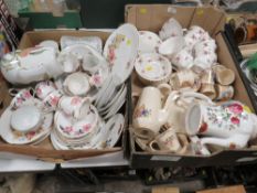 TWO BOXES OF MIXED TEA SETS