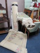 A QUANTITY OF FIVE ASSORTED MODERN CHINESE RUGS