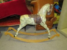 A VINTAGE ROCKING HORSE S/D H-101 CM