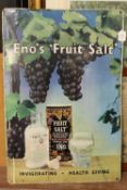 VINTAGE ADVERTISING SIGN FOR ENO'S FRUIT SALT