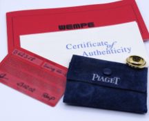 "Piaget", Goldring mit 3 Diamanten zus. 0,09ct., GG 750/000, anbei Zertifikat, 18,2g., RG 51/52
