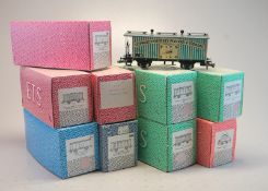 Sammlung von 9 ETS-Loks u. Wagen, Spur 0