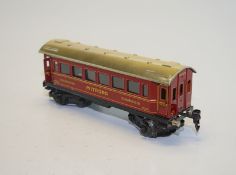 Märklin 1929ff, Gebr. Märklin & Cie., G.m.b.H. Göppingen: märklin-Schlafwagen MITROPA bordeaux, Spur