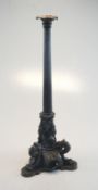 Sehr großer Bronzeleuchter als Lampensockel 19.Jh.