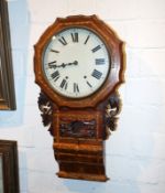 Englische Wanduhr Frühviktorianisch