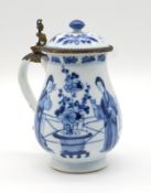 Kangxi Deckelkrug mit europ. Montage 18. Jh.