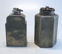2 Ernteflaschen /Schraubflaschen, 18. Jh.