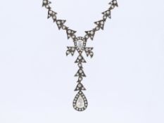 Collier mit Diamanten in 750 Roségold