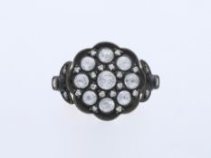 Ring mit Diamanten in 750 Roségold