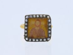 Sevan Bicakci Ring mit Diamanten in 995 Feingold 