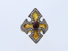 Sevan Bicakci Ring mit Diamanten in 995 Feingold 