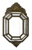 A CONTINENTAL, PROBABLY DUTCH, MARGINAL WALL MIRROR