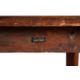 A GEORGE III MAHOGANY AND CROSSBANDED SIDE TABLE - Image 4 of 4