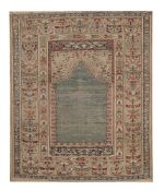 TWO PERSIAN PRAYER RUGS