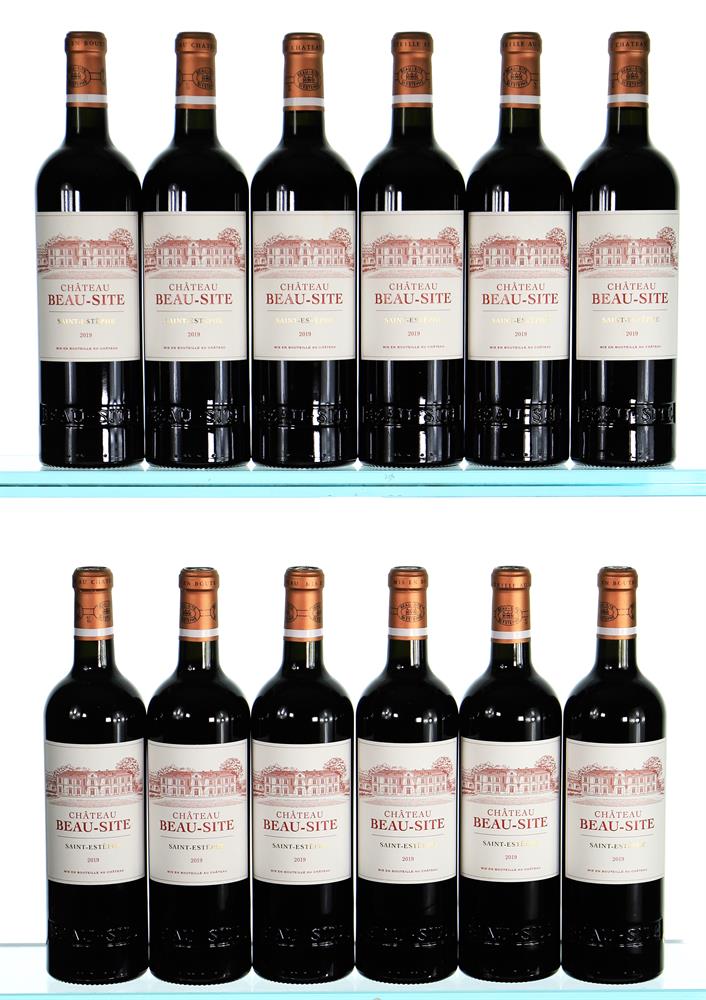 ß 2019 Chateau Beau-Site, Saint-Estephe - (Lying under Bond)